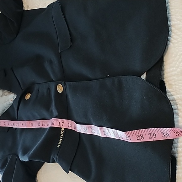 Kentucky  Kentucky Derby Riding Jacket Blazer Black Horses M - Picture 12 of 13